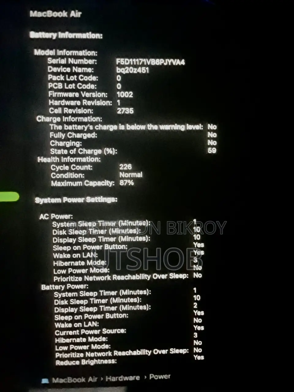 Laptop Apple MacBook Air 2020 M1 8GB Apple M1 SSD 256GB