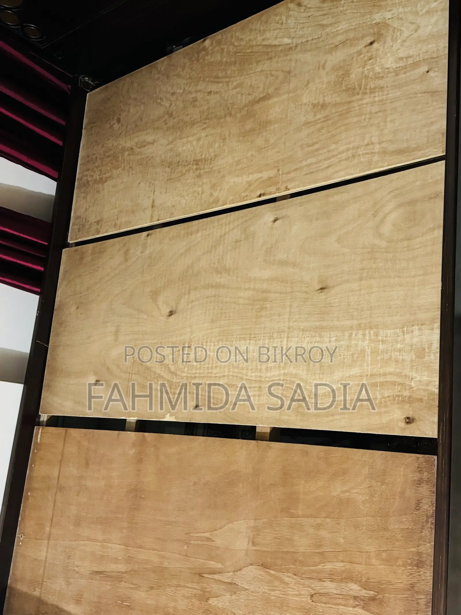 Heavy Strong Malaysian Wood Bed for Sale
