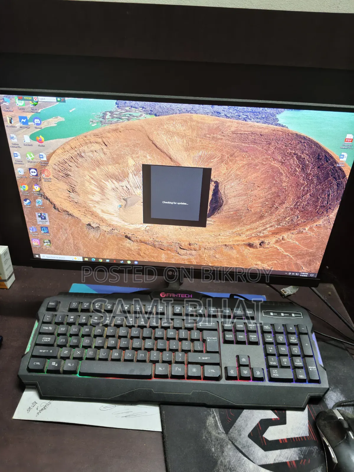Desktop Computer MSI 16GB AMD Ryzen 7 SSD 512GB
