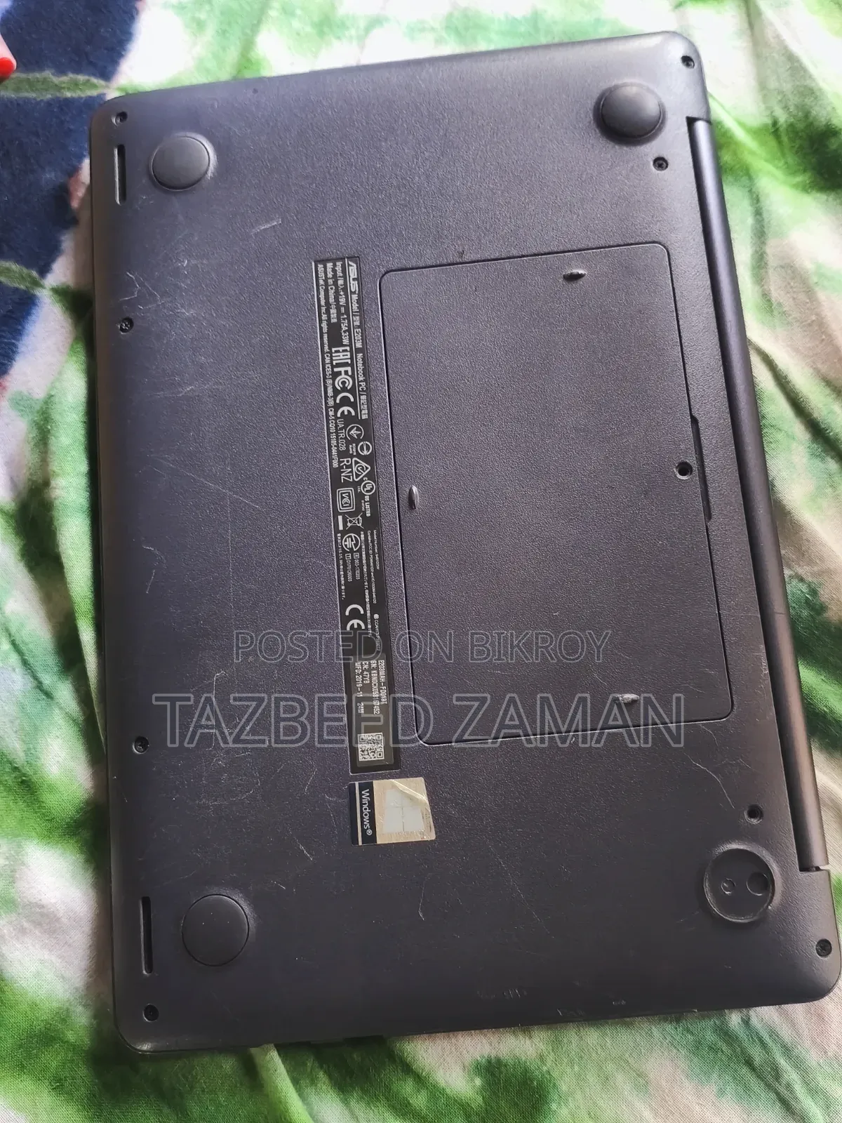 ল্যাপটপ আসুস ই২০৩এমএ ৪জিবি ইন্টেল পেন্টিয়াম এসএসডি ১২৮জিবি