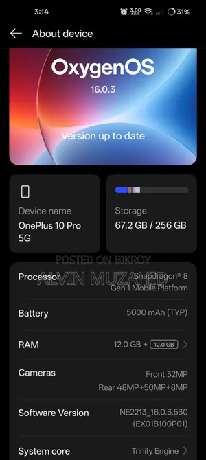 OnePlus 10 Pro 256 GB Black