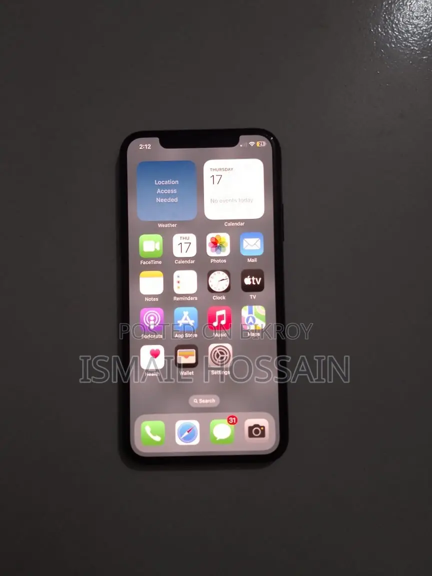 অ্যাপল আইফোন এক্সএস ২৫৬ জিবি ব্ল্যাক