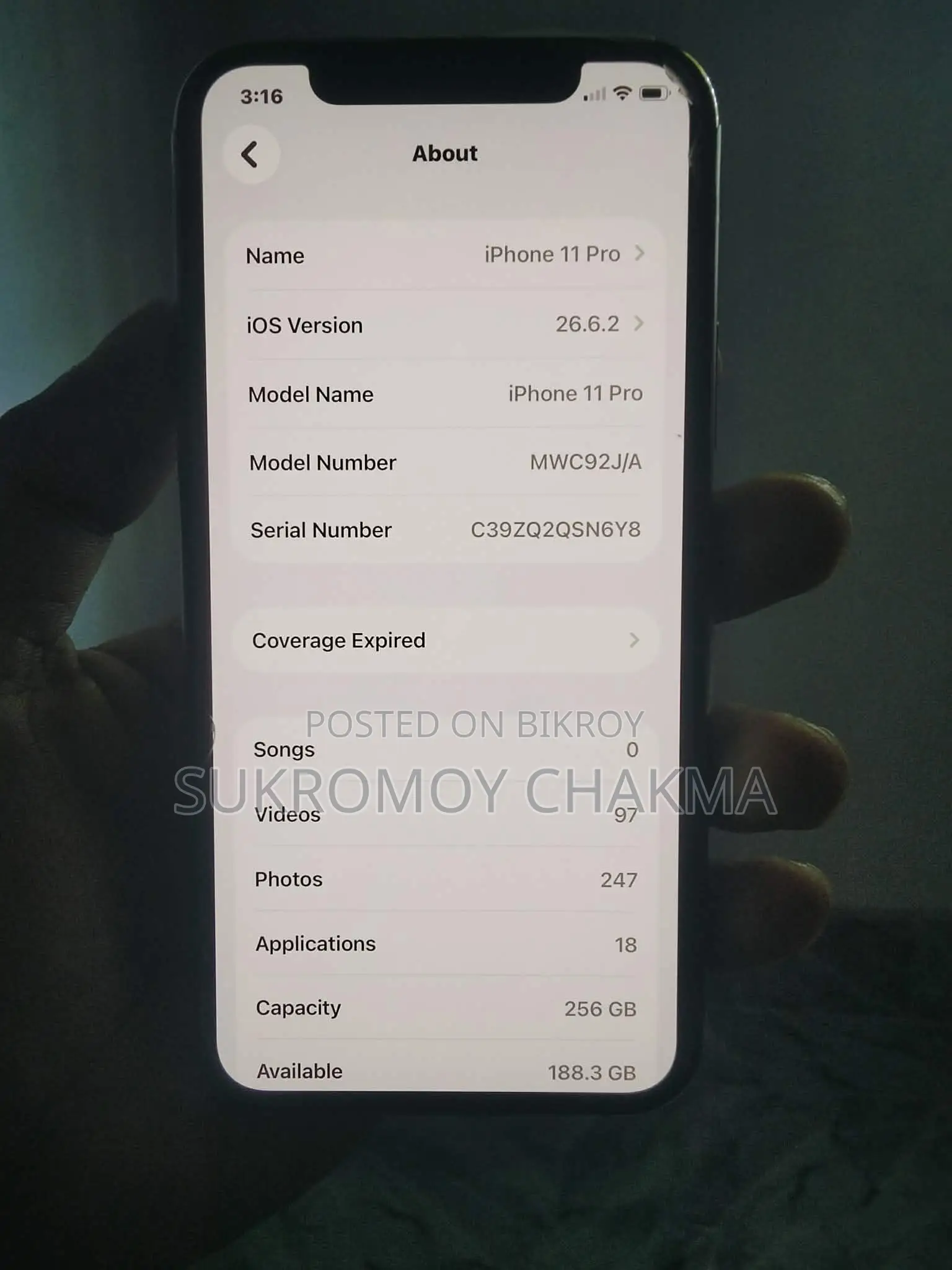 Apple iPhone 11 Pro 256 GB Gold