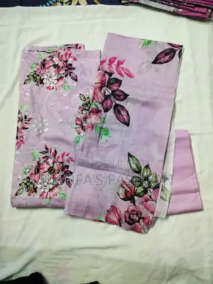 কাজ করা থ্রি-পিস সুতি কাপড়