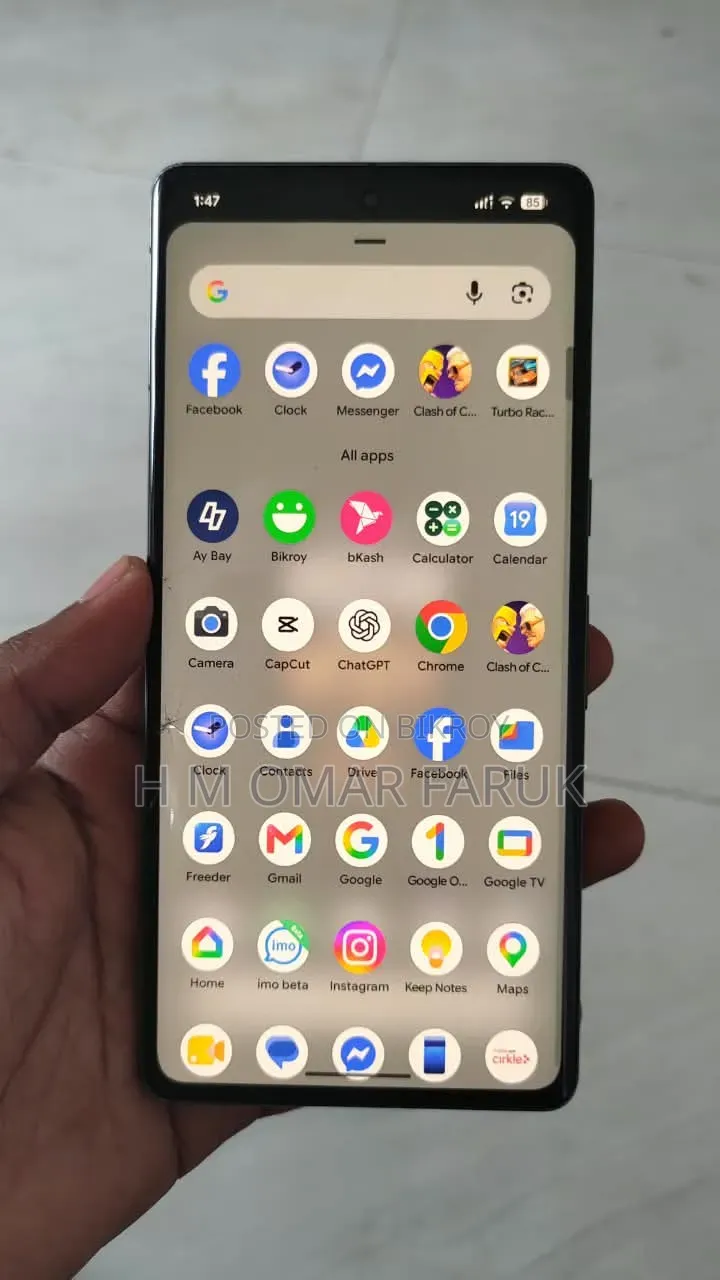 গুগল পিক্সেল ৭ প্রো ১২৮ জিবি ব্ল্যাক