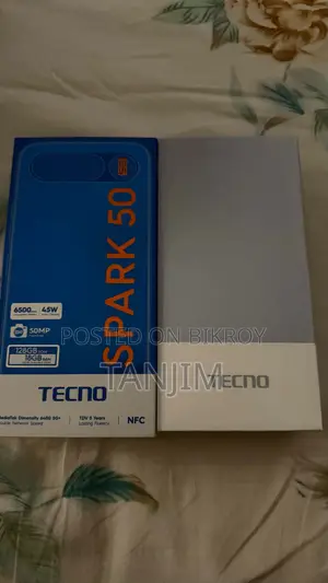 New Tecno Spark 50 5G 128 GB Black