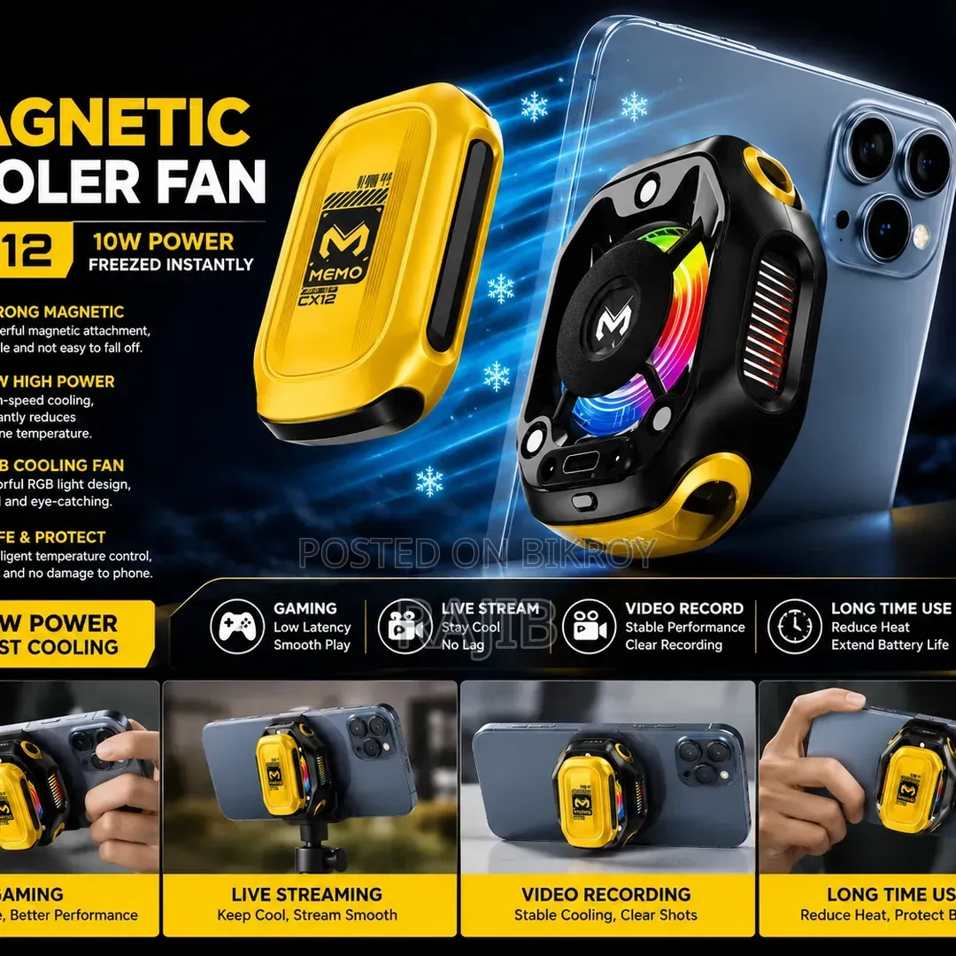 MEMO CX12 Magnetic Phone Cooler Fan