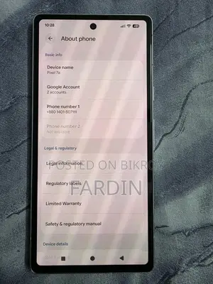 Google Pixel 7a 128 GB White