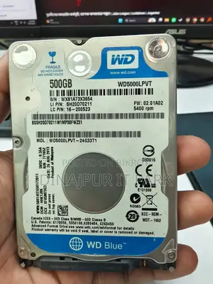৫০০জিবি ল্যাপটপ হার্ড ডিস্ক