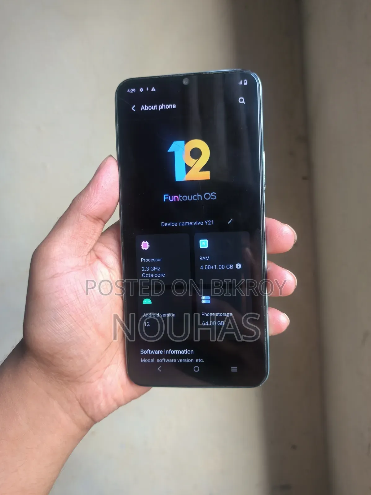 Vivo Y21 64 GB Blue