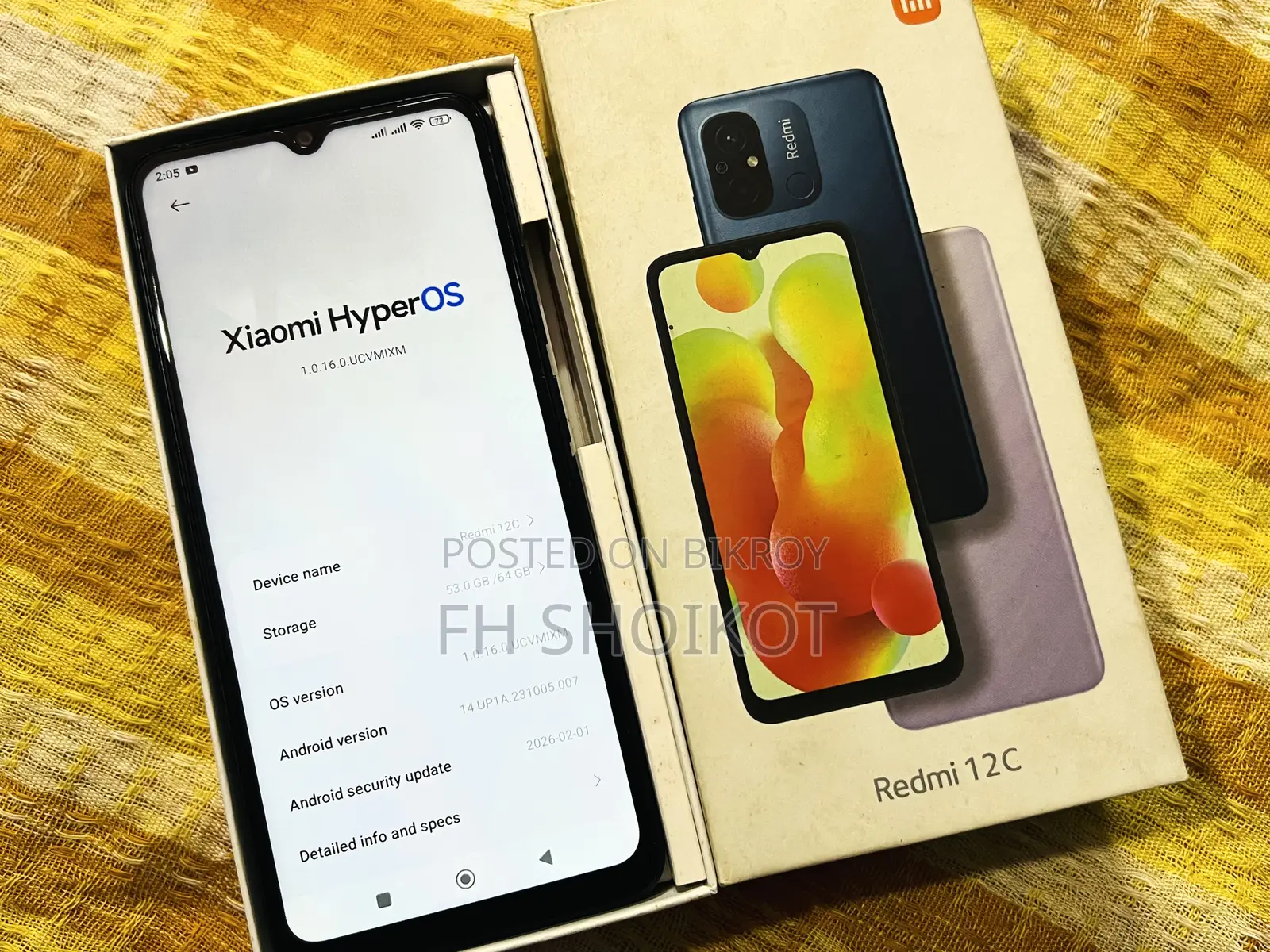 Xiaomi Redmi 12C 64 GB Red