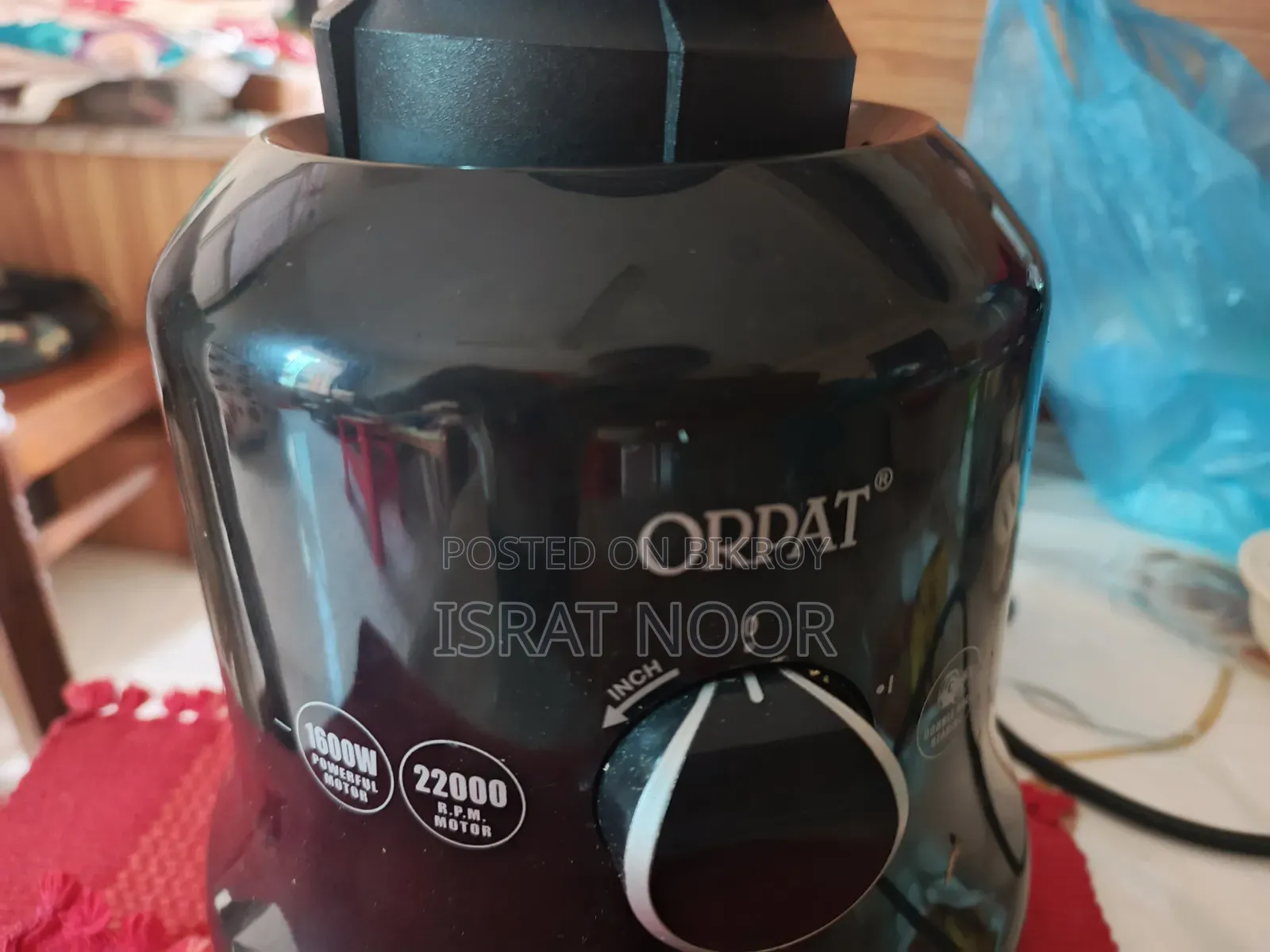 Orpat 22000 RPM 1600 Watt Powerful Grinder