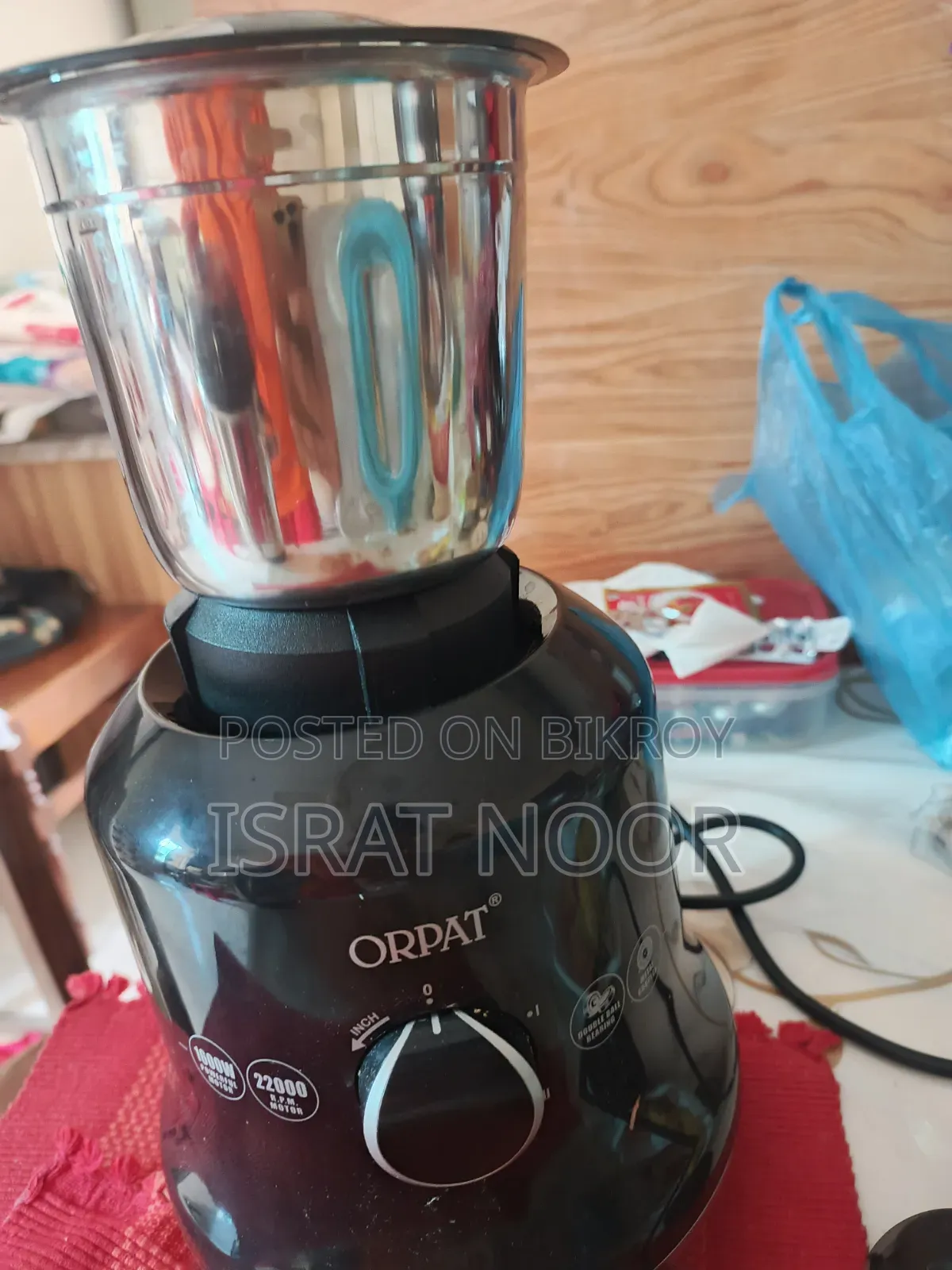 Orpat 22000 RPM 1600 Watt Powerful Grinder