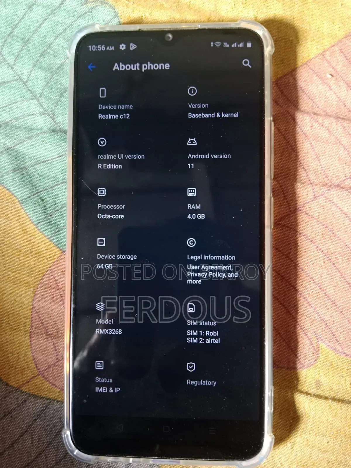 Realme 64 GB Gray
