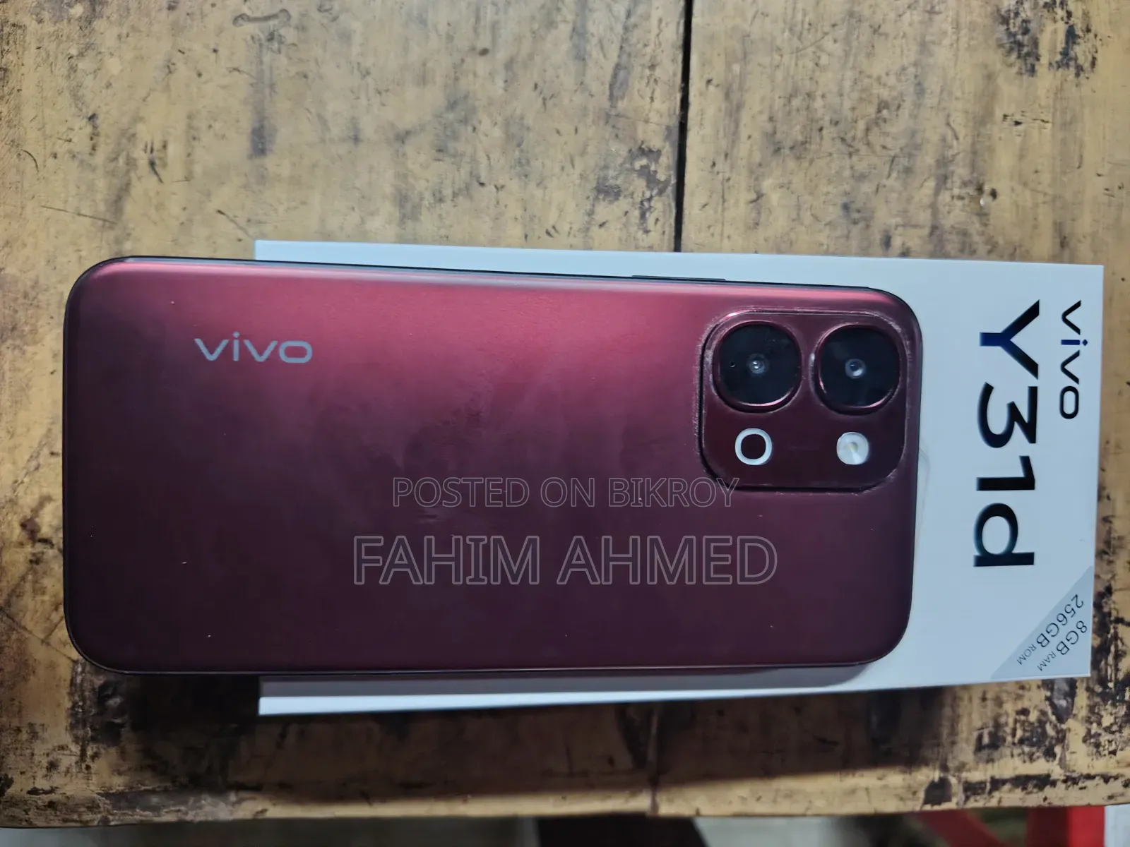 New Vivo Y31d 256 GB