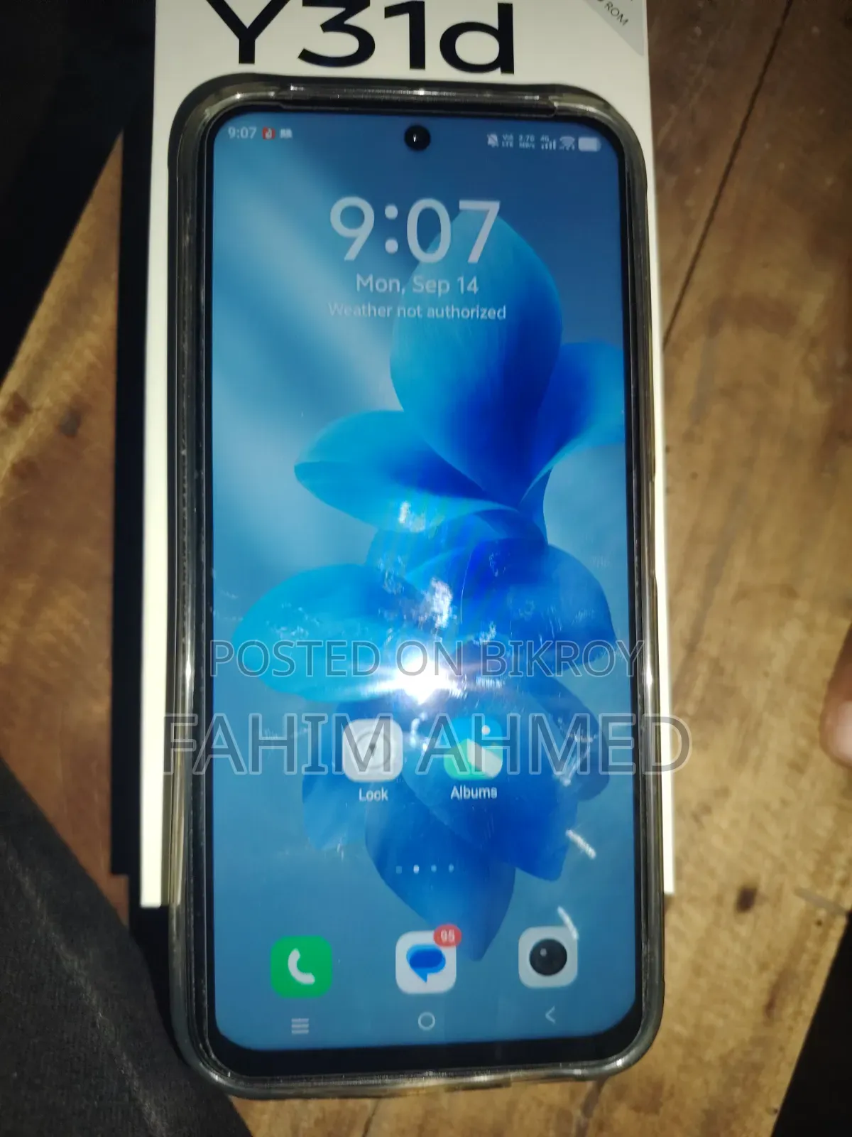 New Vivo Y31d 256 GB