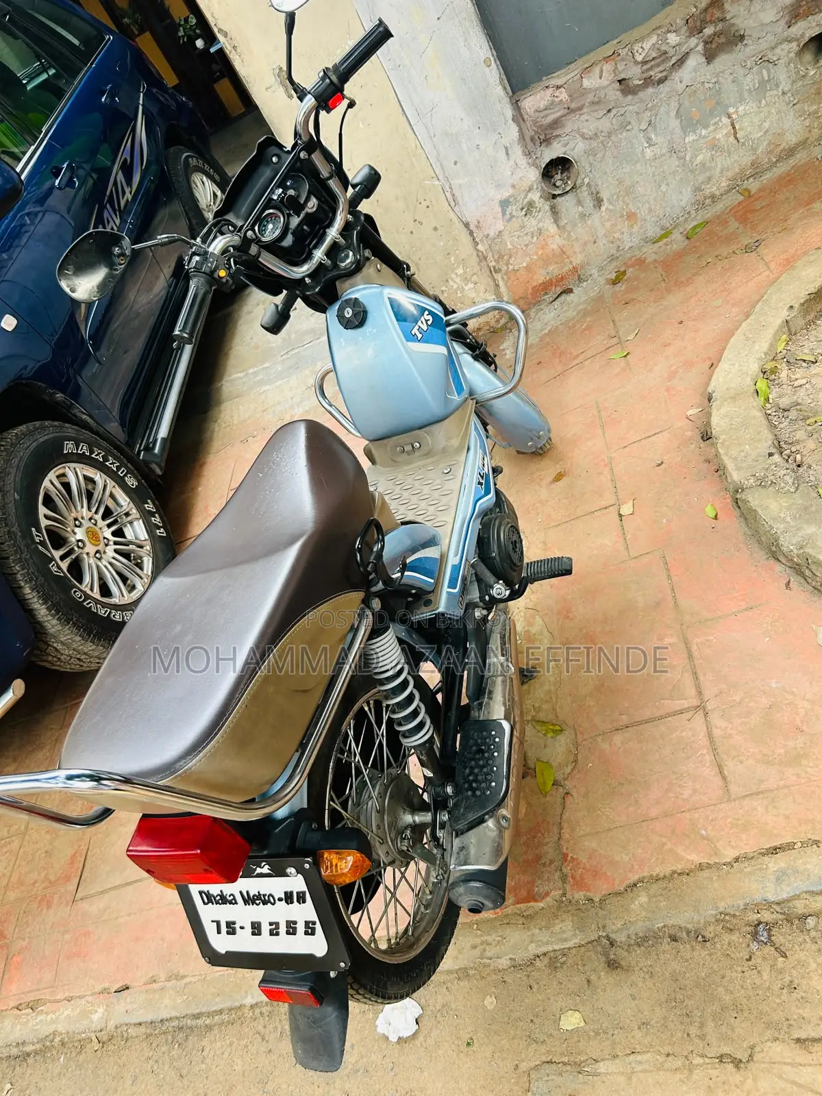 TVS XL 100 2025 Blue