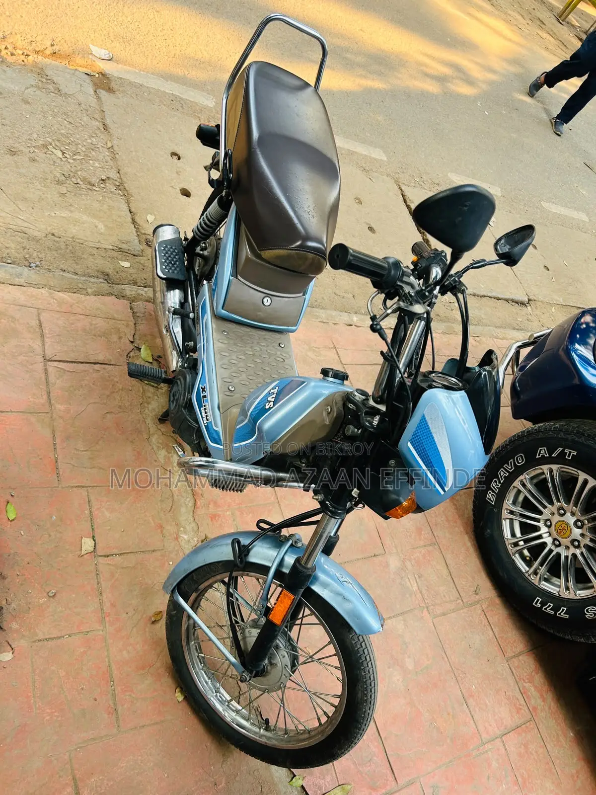 TVS XL 100 2025 Blue