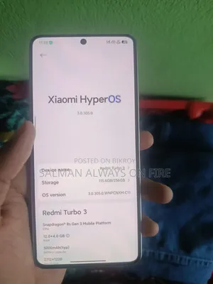 শাওমি রেডমি টার্বো ৩ ২৫৬ জিবি সিলভার