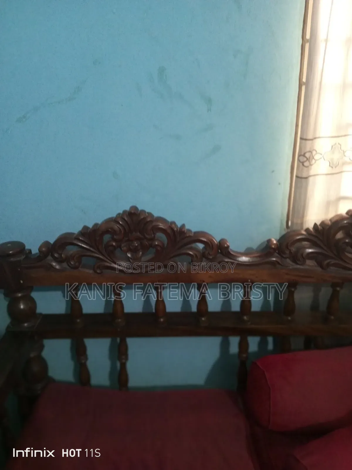 Teak Wood Sofa Set 2+2+2 Seat With Tea Table