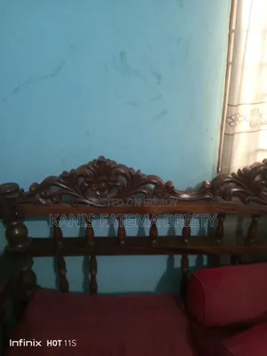 Teak Wood Sofa Set 2+2+2 Seat With Tea Table