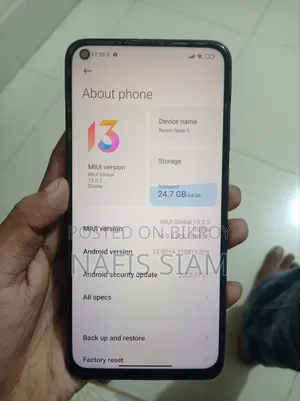 Xiaomi Redmi Note 9 64 GB Graphite
