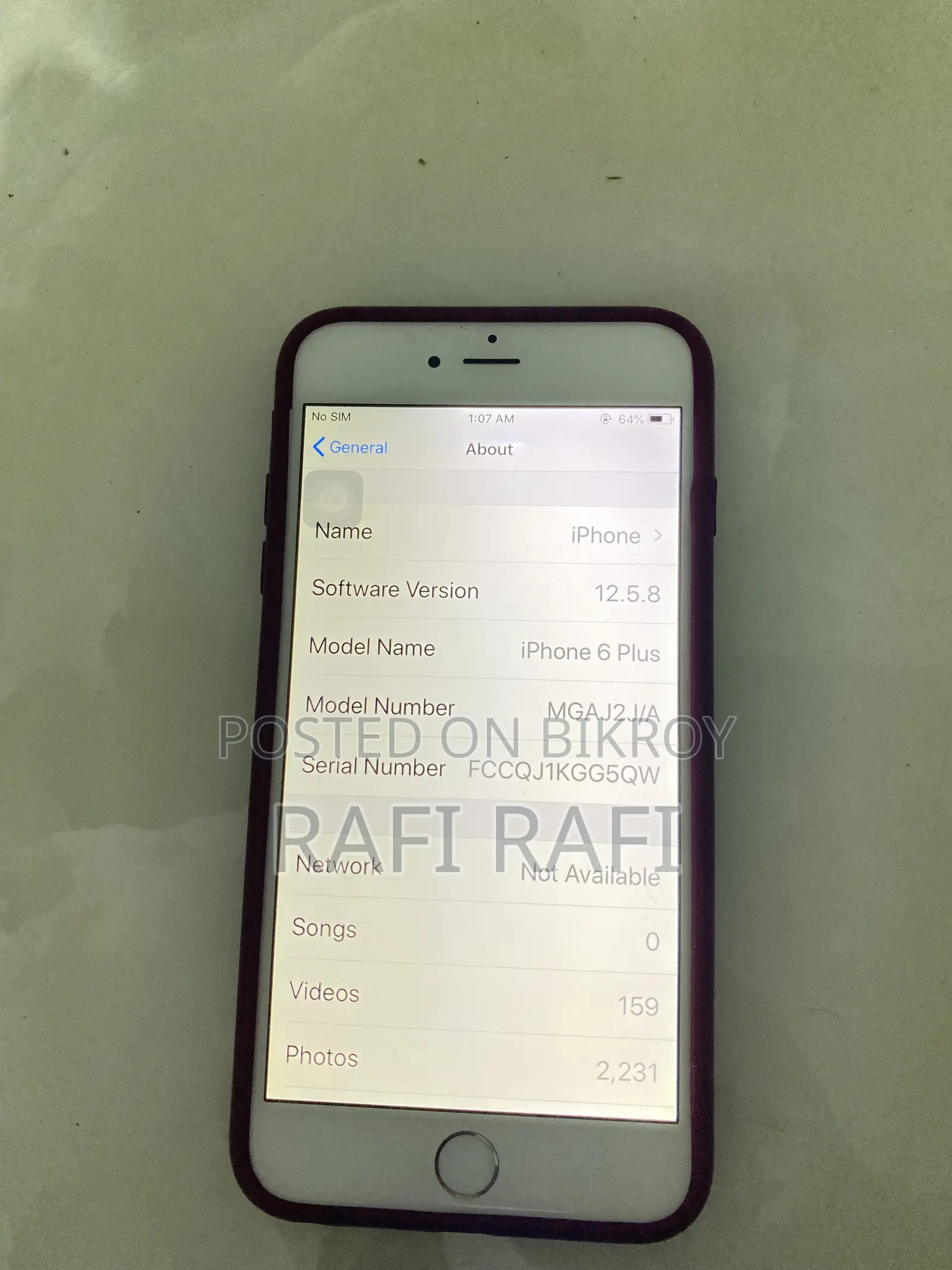 Apple iPhone 6s 64 GB Silver