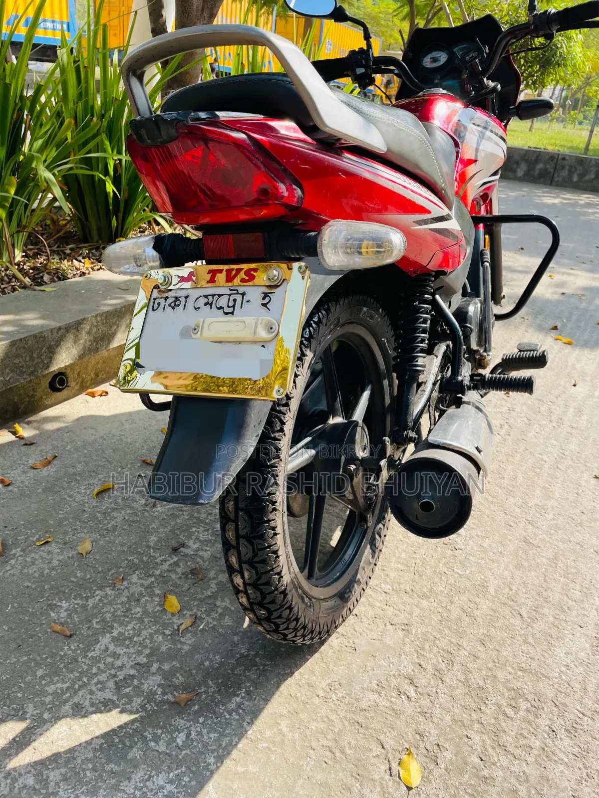 TVS Metro 2021 Red