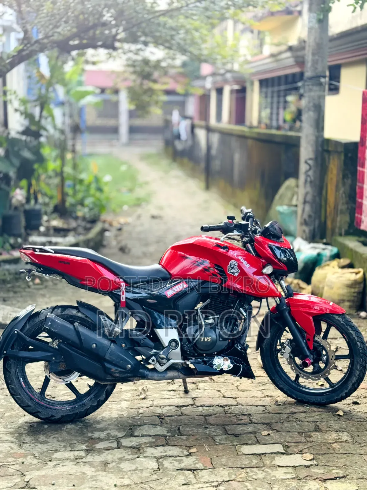 TVS Apache RTR 160 4V 2019 Red