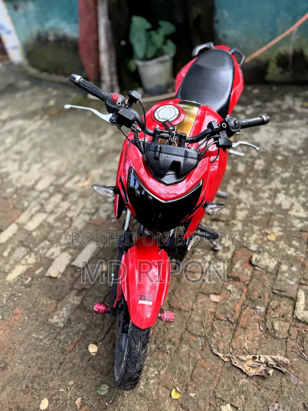 TVS Apache RTR 160 4V 2019 Red