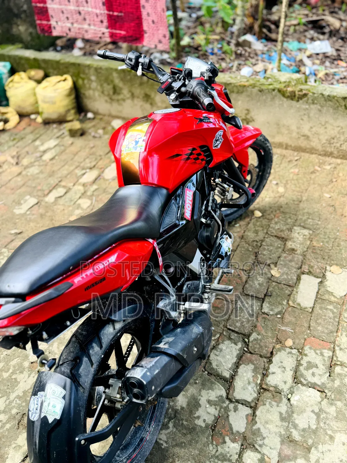 TVS Apache RTR 160 4V 2019 Red