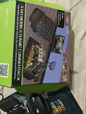 Amc Tech. 5 In 1 Mobile Game Combo Pack Gaming Cooler Free