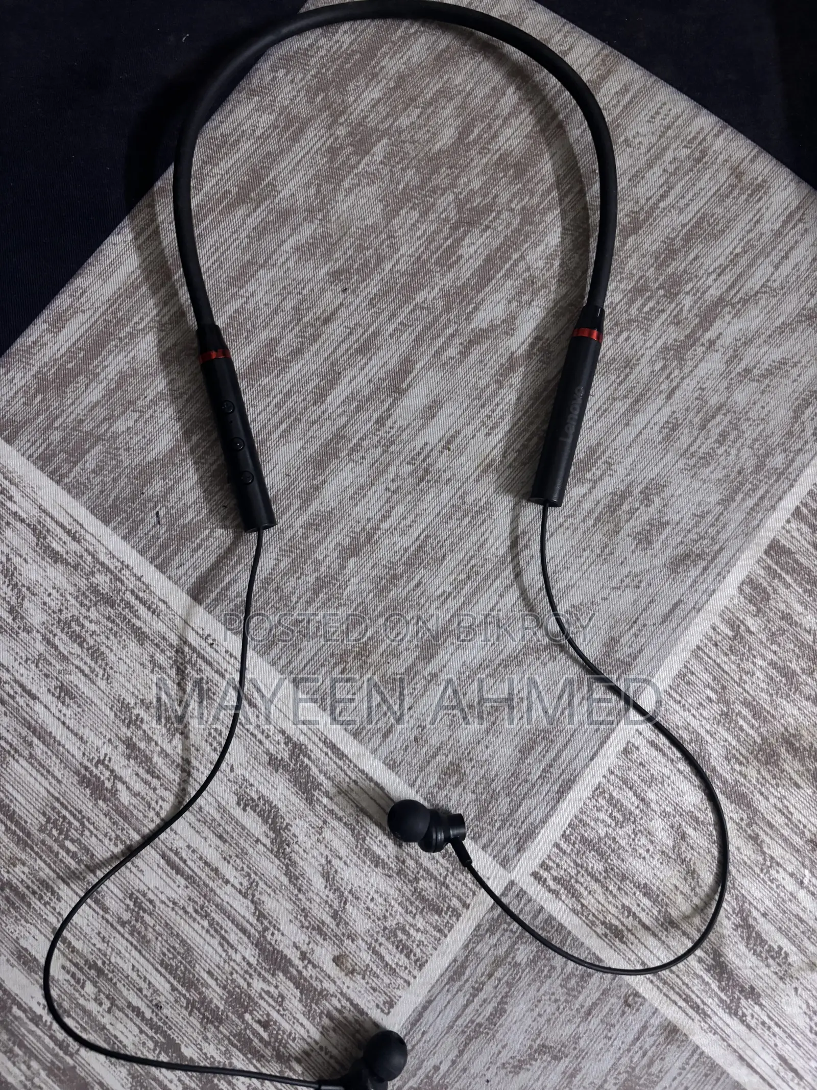 Lenovo Neckband Bluetooth Earphone