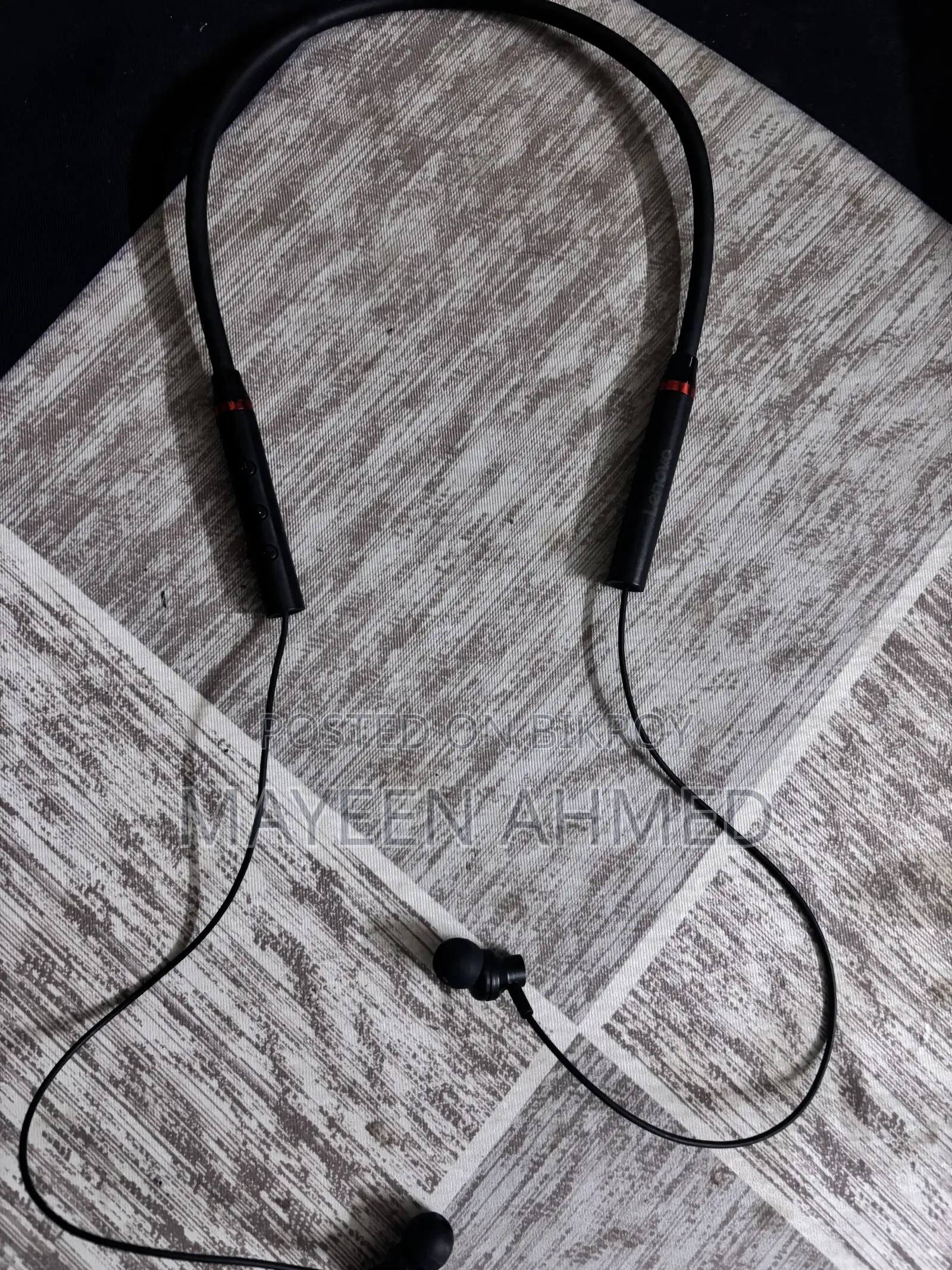 Lenovo Neckband Bluetooth Earphone