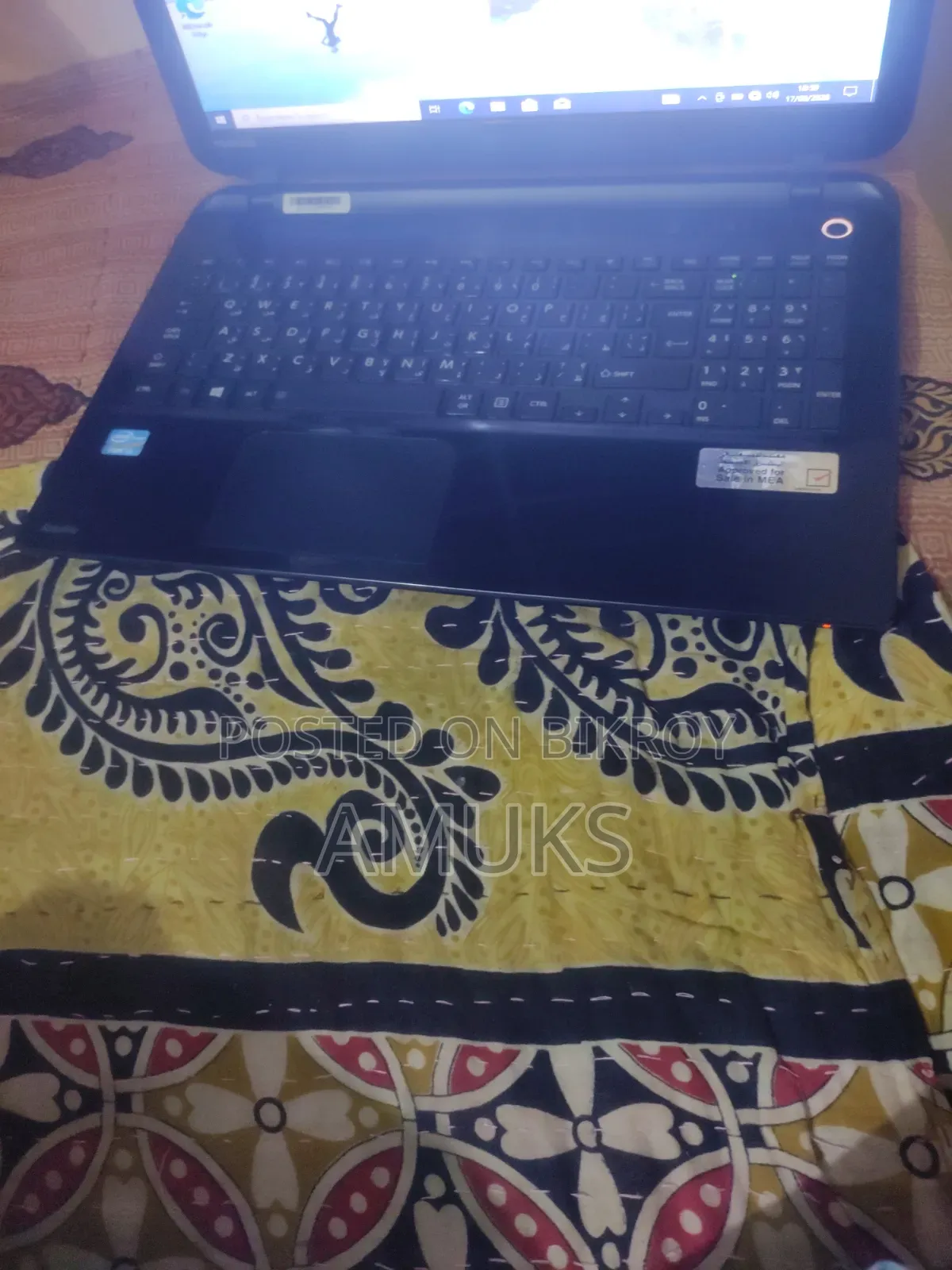 ল্যাপটপ তোশিবা স্যাটেলাইট সি৫৫ ৪জিবি ইন্টেল পেন্টিয়াম এসএসডি ৩৫০জিবি