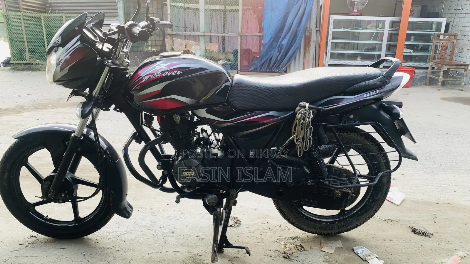 Bajaj Discover 100 2017 Black