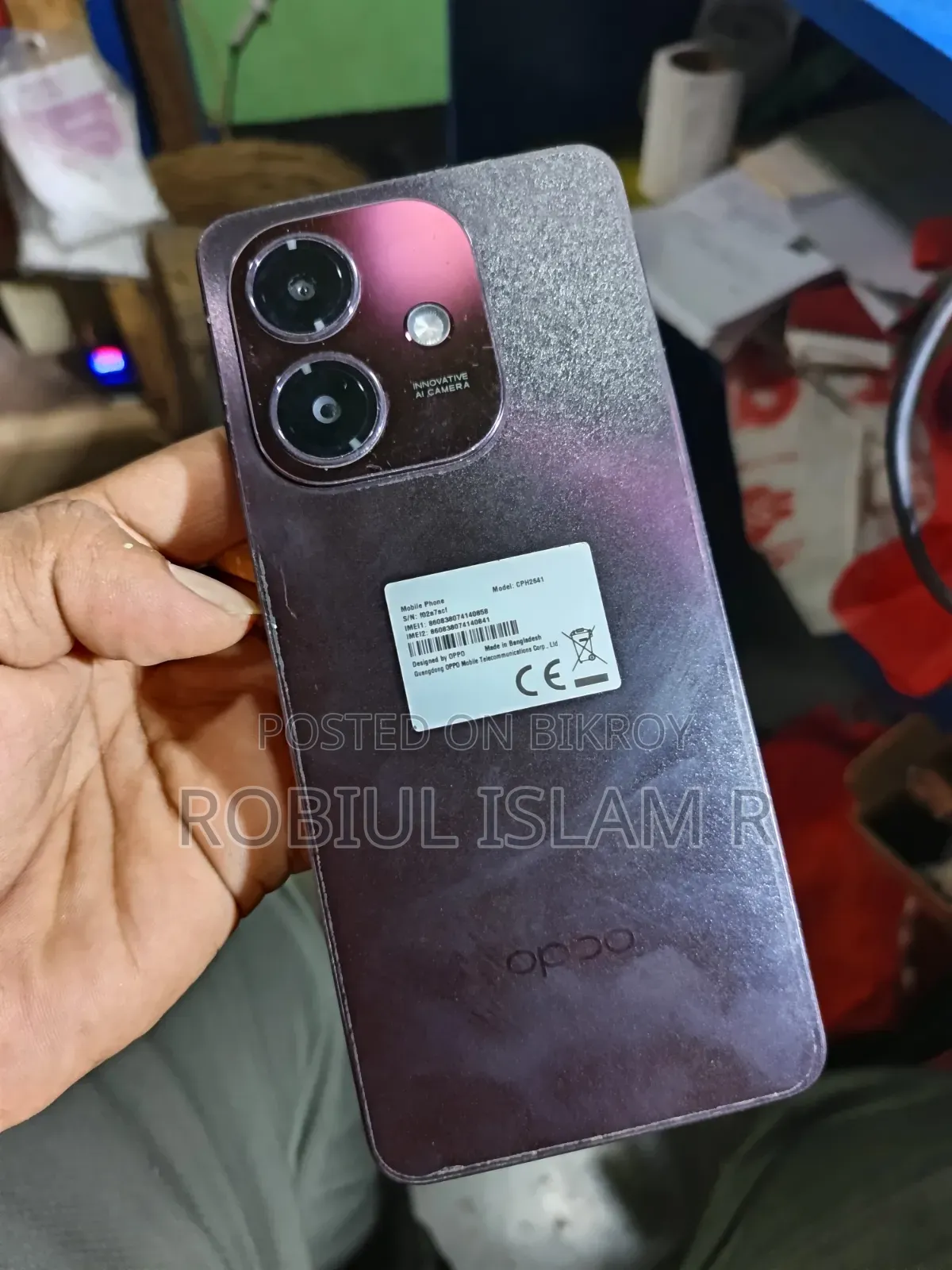 Oppo A3x 64 GB Red