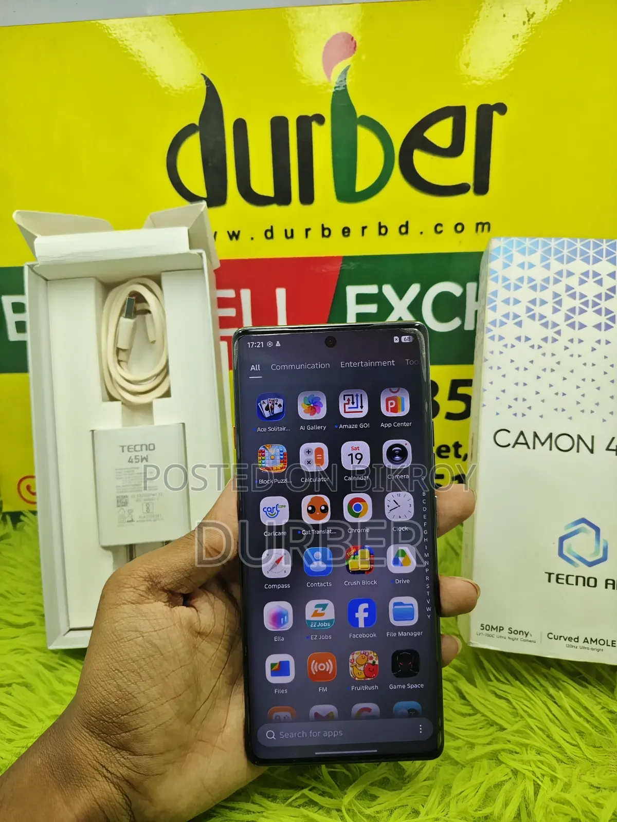 Tecno Camon 40 Pro 4G 256 GB Silver