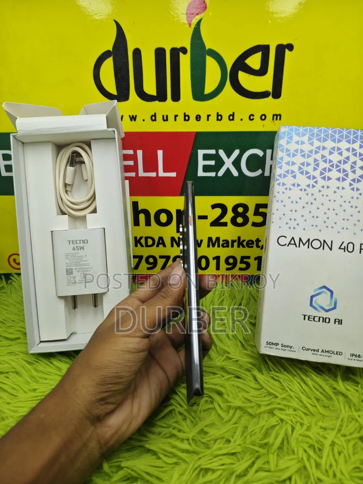 Tecno Camon 40 Pro 4G 256 GB Silver