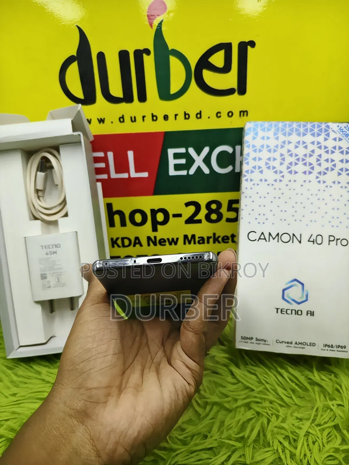 Tecno Camon 40 Pro 4G 256 GB Silver