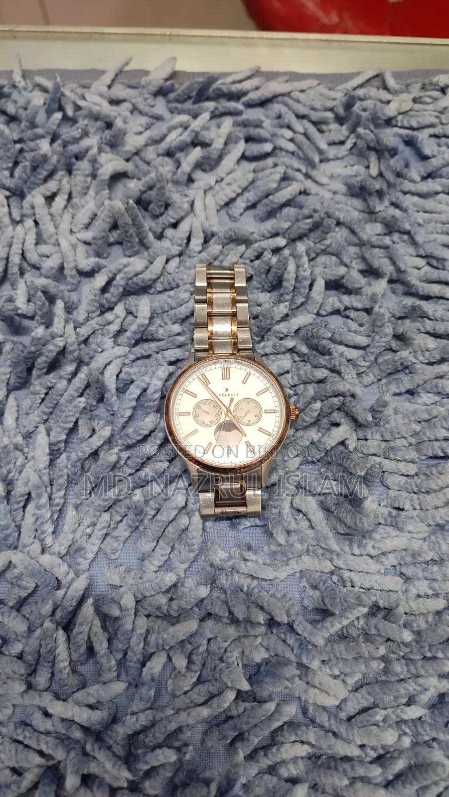 Brand: Crēdence
Model Style: Classic Two-Tone Day-Date Moonphase