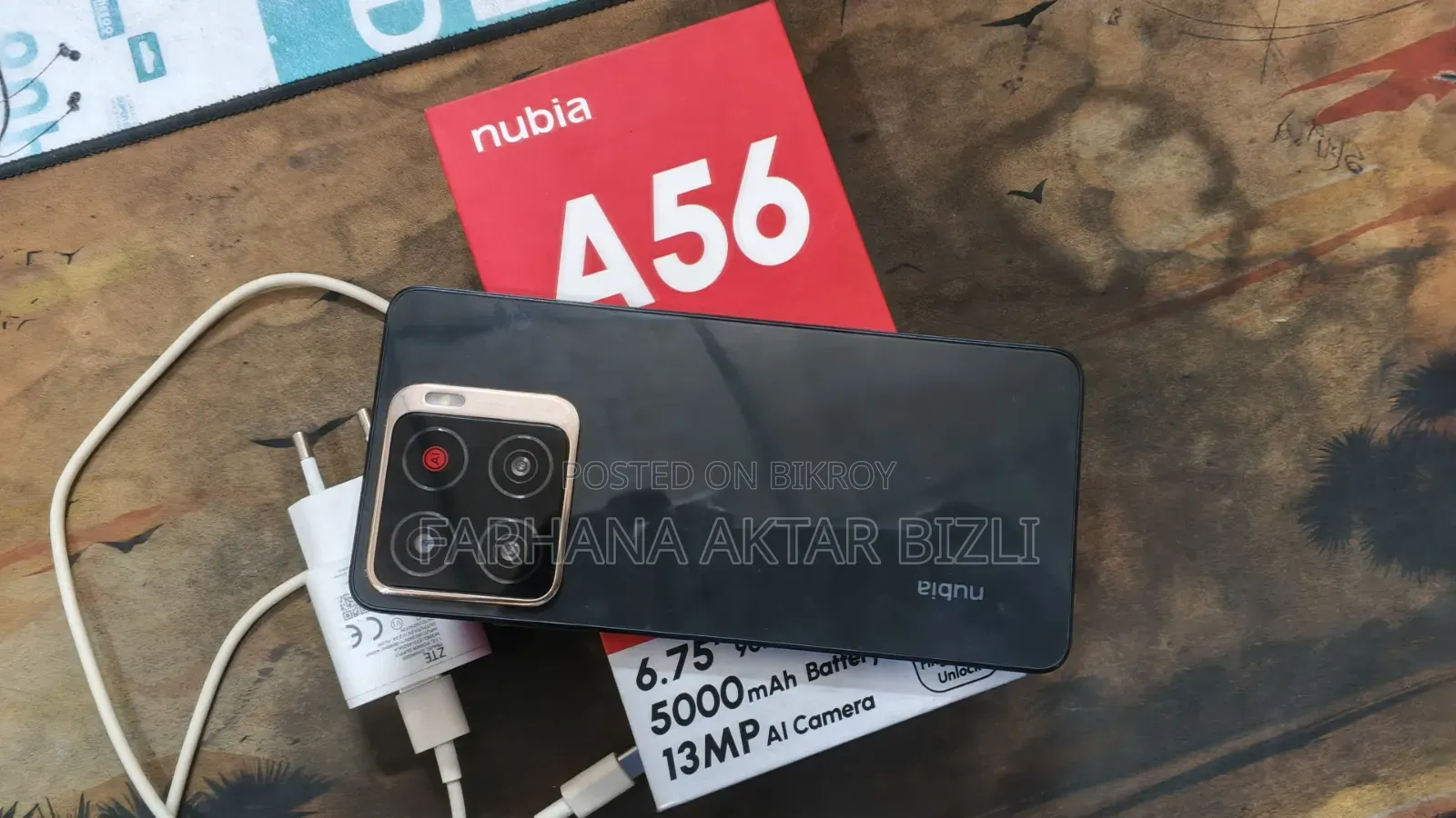 ZTE Blade A56 128 GB Black