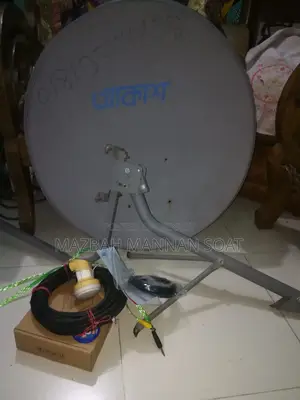 Akash DTH Full Setup - With Dish, LNB, Cable, HD Set-Top Box