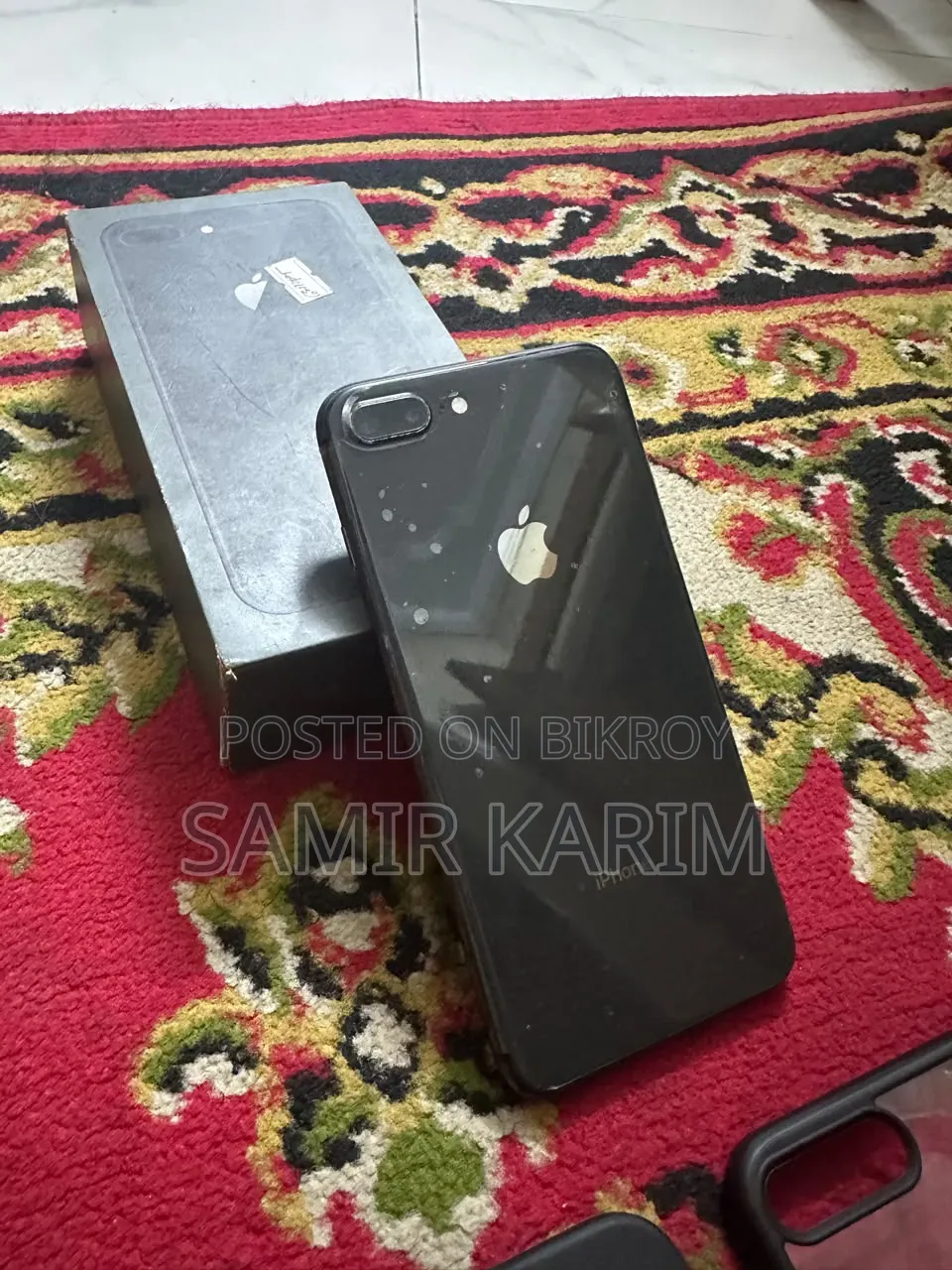 নিউ অ্যাপল আইফোন ৮ প্লাস ২৫৬ জিবি ব্ল্যাক