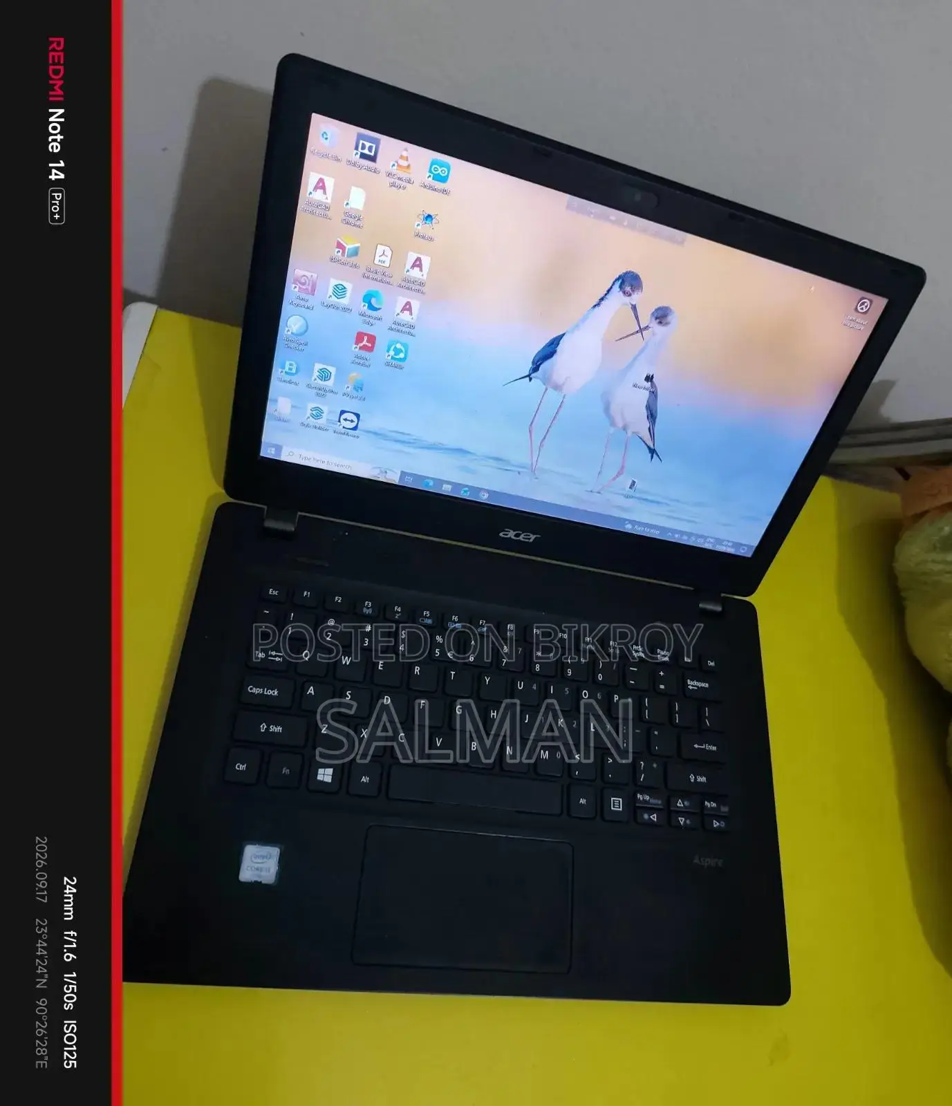 Laptop Acer Aspire 3 8GB Intel Core i5 SSD 512GB