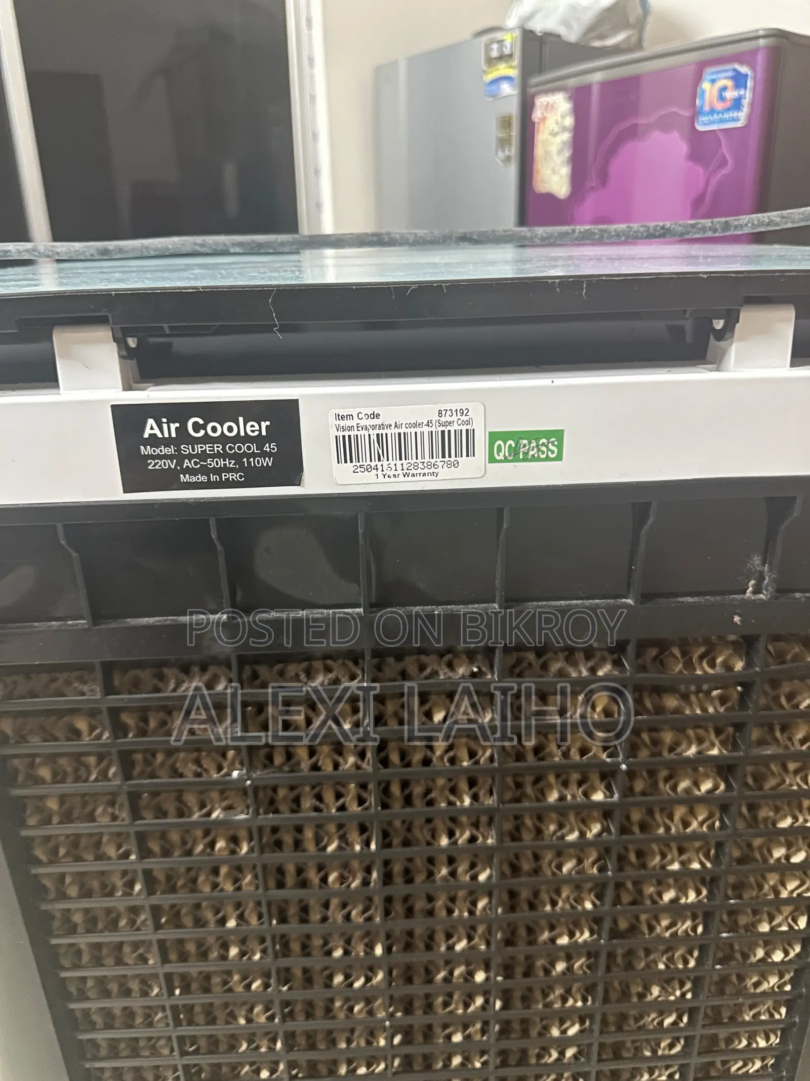 VISION AIR COOLER 45 Liter Super Cool (Almost Mint New Condition)