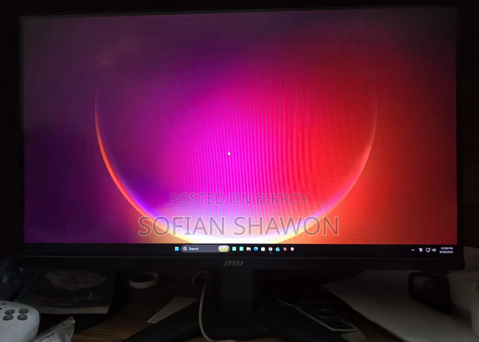 Desktop Computer MSI model 16GB AMD Ryzen 7 SSD 16 GB