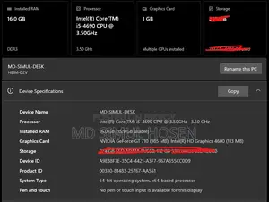 Desktop Computer Gigabyte 16GB Intel Core i5 SSD 128GB