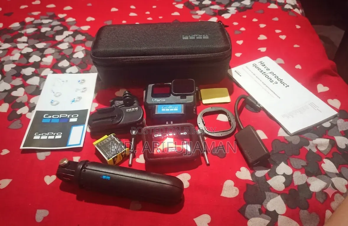 GoPro Hero 10 Black Sale | 128 GB Memory Card and Original Adapter