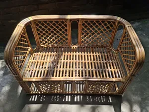 Rattan Two-Seater Sofa for Sale (including foam + cover)